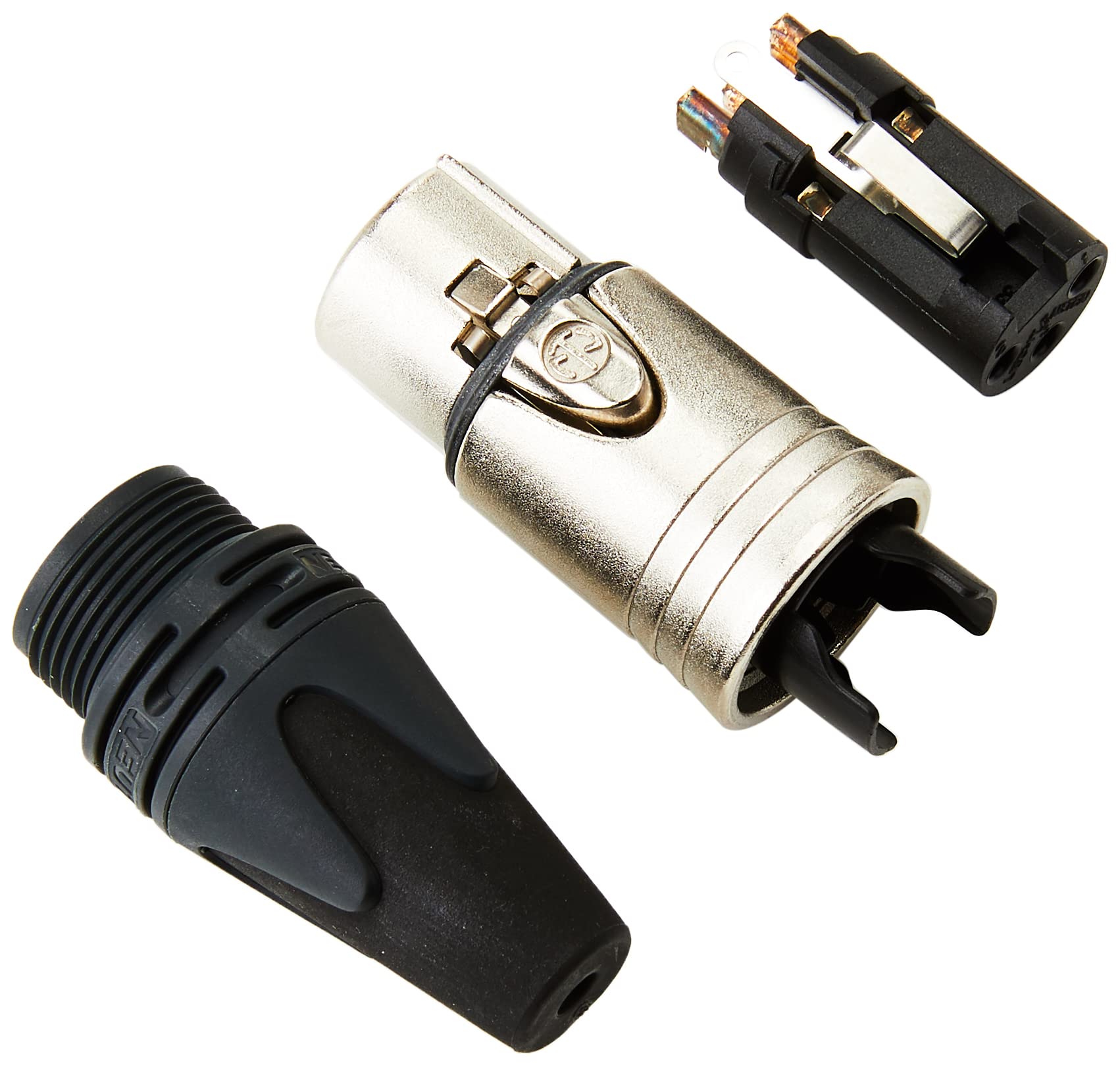 Neutrik | 3-pole XLR Line Socket | NC3FXX,Silver, Black & ® NC3MXX